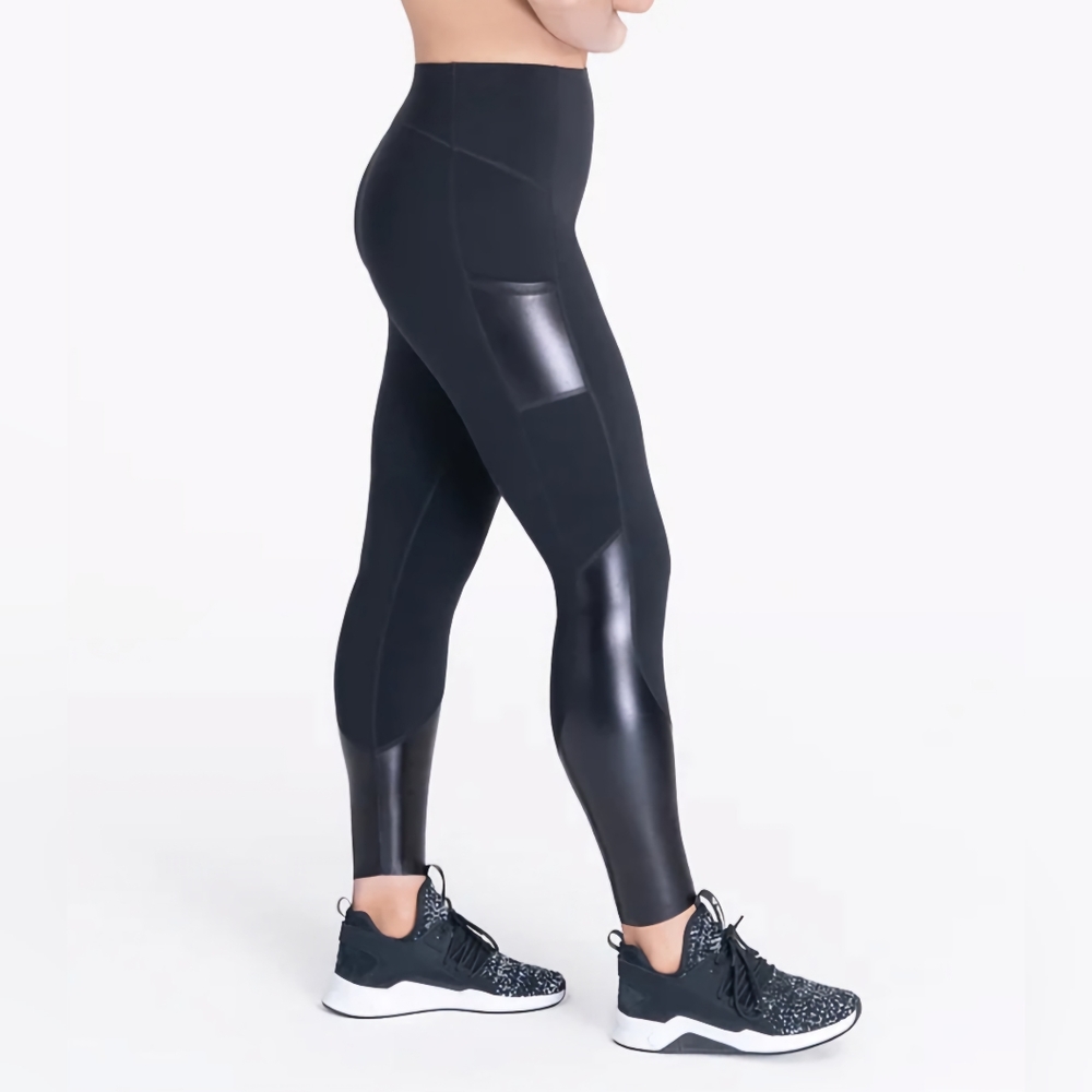 SPANX Pocket Leggings High Waisted In Black New With Tag Size Medium